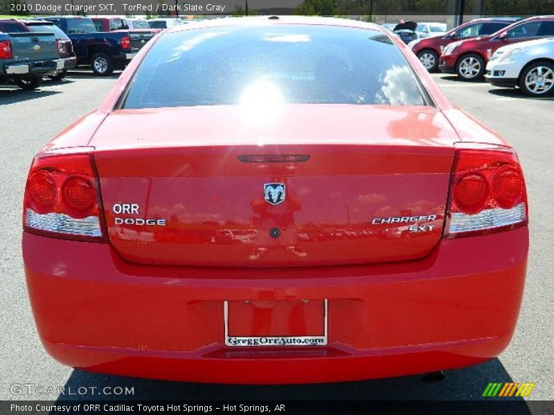 TorRed / Dark Slate Gray 2010 Dodge Charger SXT