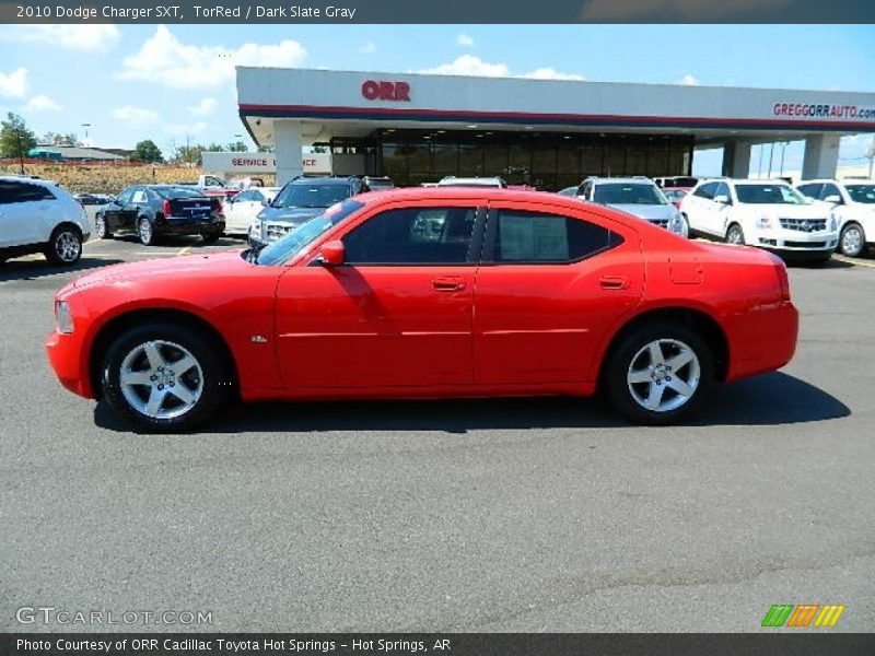 TorRed / Dark Slate Gray 2010 Dodge Charger SXT