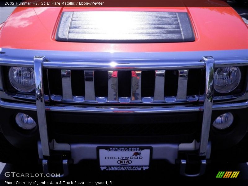 Solar Flare Metallic / Ebony/Pewter 2009 Hummer H3
