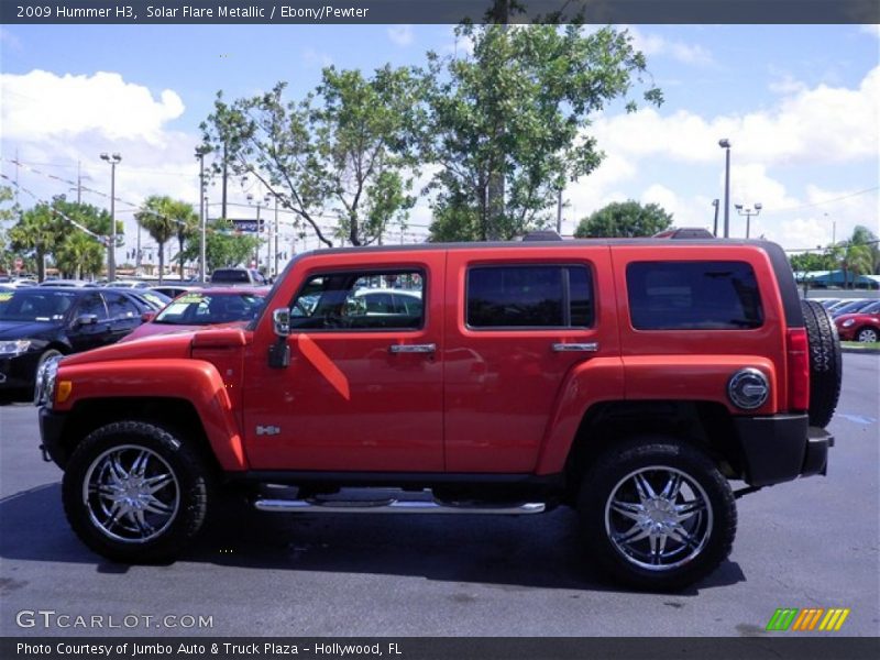 Solar Flare Metallic / Ebony/Pewter 2009 Hummer H3