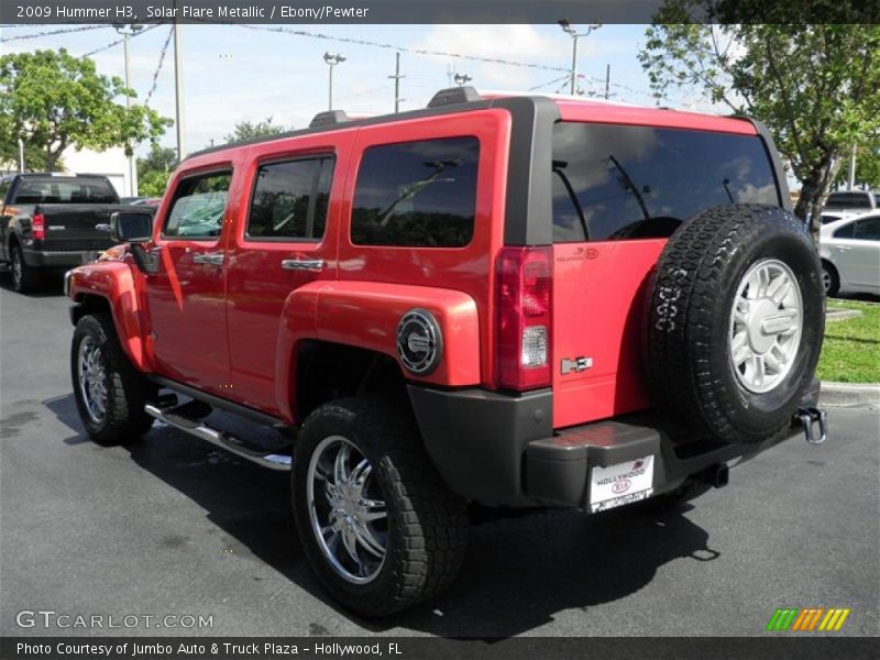 Solar Flare Metallic / Ebony/Pewter 2009 Hummer H3