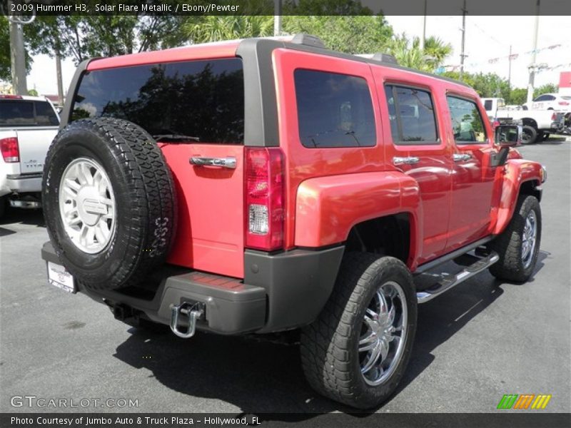 Solar Flare Metallic / Ebony/Pewter 2009 Hummer H3