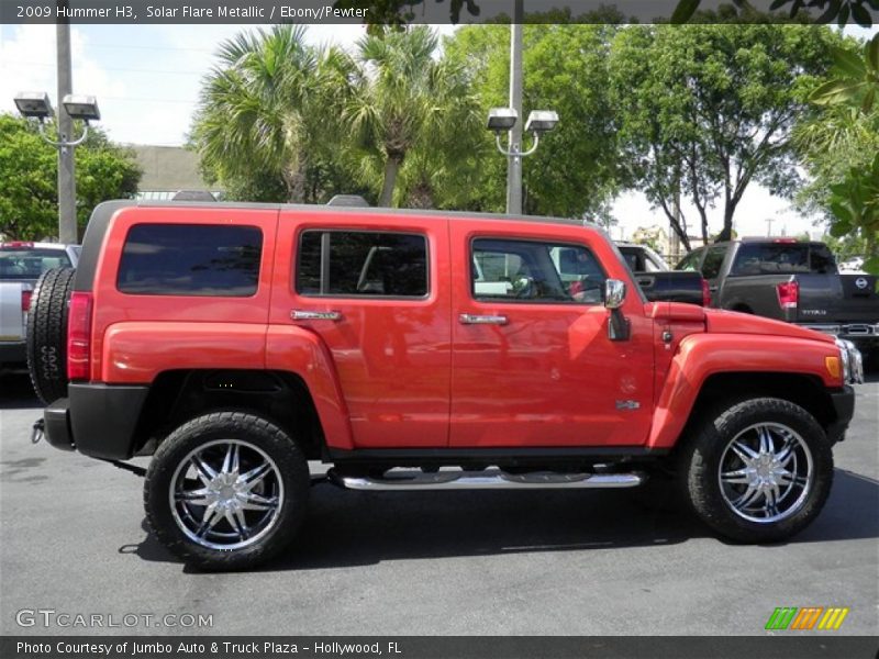 Solar Flare Metallic / Ebony/Pewter 2009 Hummer H3