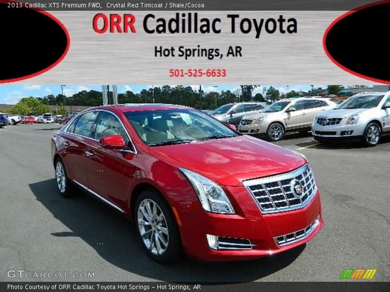 Crystal Red Tintcoat / Shale/Cocoa 2013 Cadillac XTS Premium FWD