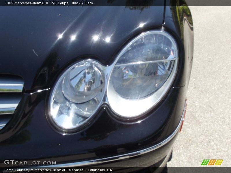 Black / Black 2009 Mercedes-Benz CLK 350 Coupe
