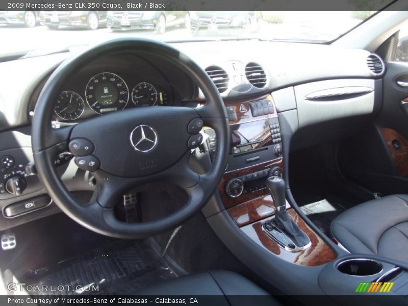 Black / Black 2009 Mercedes-Benz CLK 350 Coupe