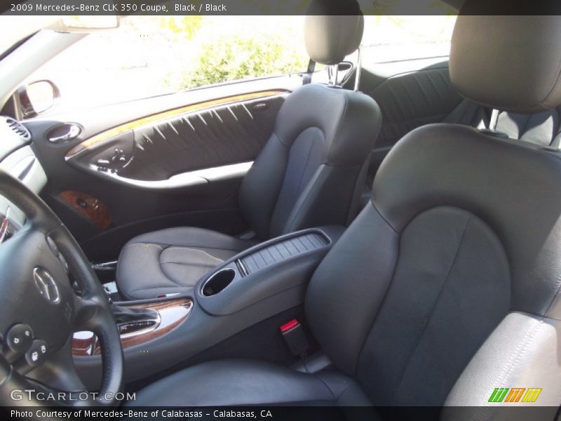 Black / Black 2009 Mercedes-Benz CLK 350 Coupe