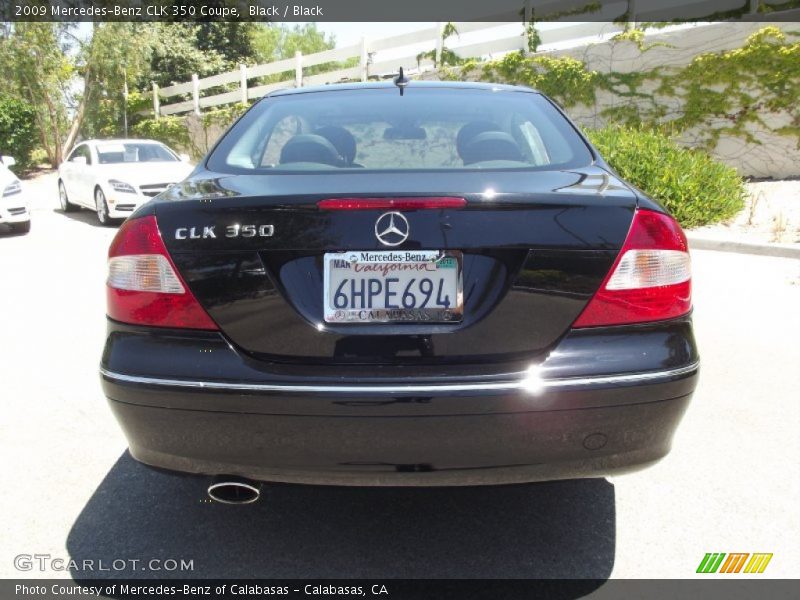 Black / Black 2009 Mercedes-Benz CLK 350 Coupe