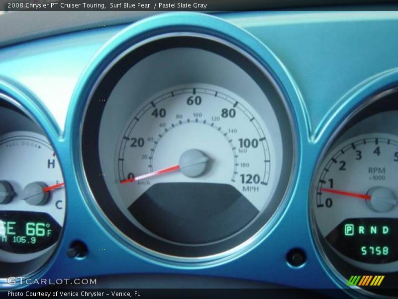 Surf Blue Pearl / Pastel Slate Gray 2008 Chrysler PT Cruiser Touring