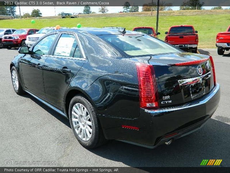 Black Raven / Cashmere/Cocoa 2012 Cadillac CTS 3.0 Sedan