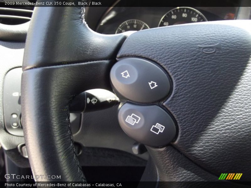 Black / Black 2009 Mercedes-Benz CLK 350 Coupe