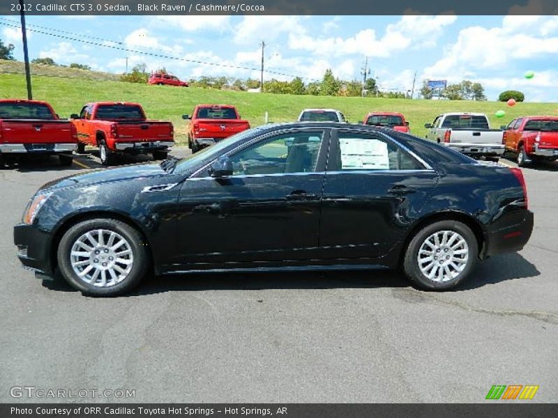 Black Raven / Cashmere/Cocoa 2012 Cadillac CTS 3.0 Sedan