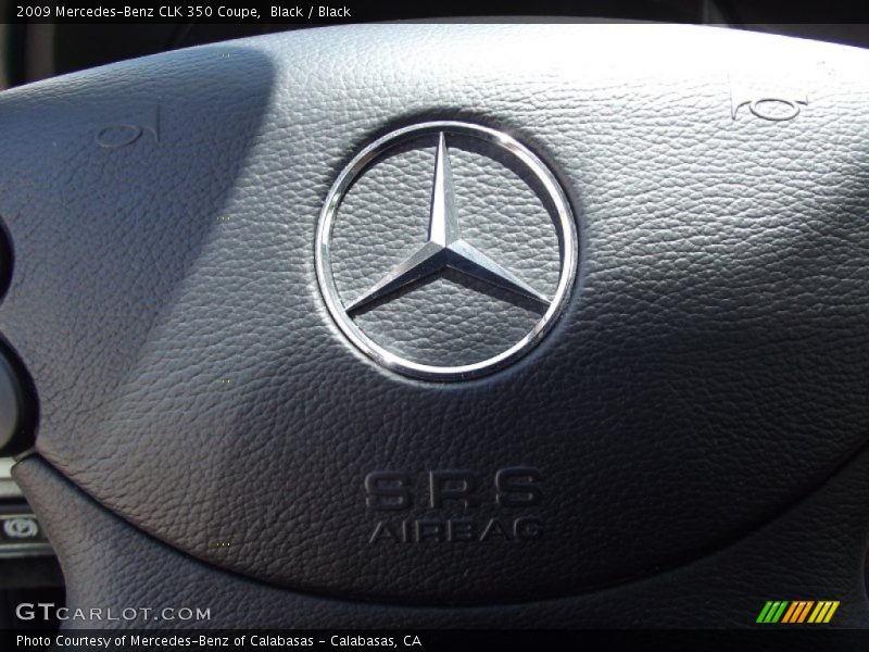 Black / Black 2009 Mercedes-Benz CLK 350 Coupe