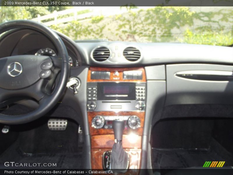 Black / Black 2009 Mercedes-Benz CLK 350 Coupe