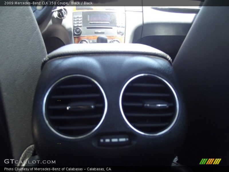 Black / Black 2009 Mercedes-Benz CLK 350 Coupe