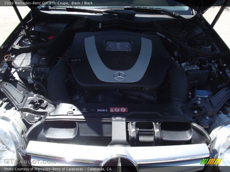Black / Black 2009 Mercedes-Benz CLK 350 Coupe