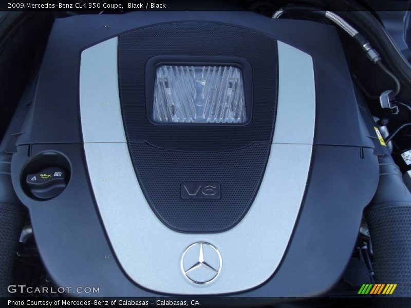 Black / Black 2009 Mercedes-Benz CLK 350 Coupe