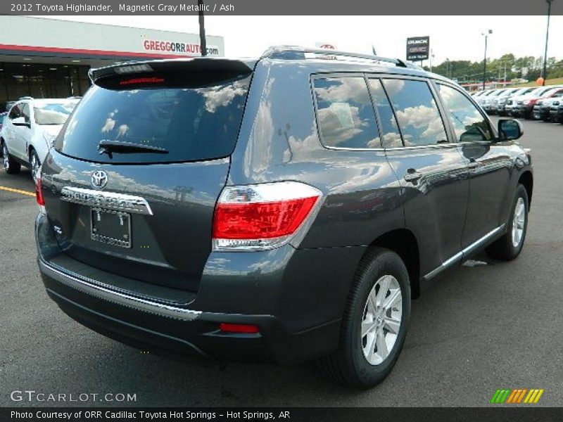 Magnetic Gray Metallic / Ash 2012 Toyota Highlander