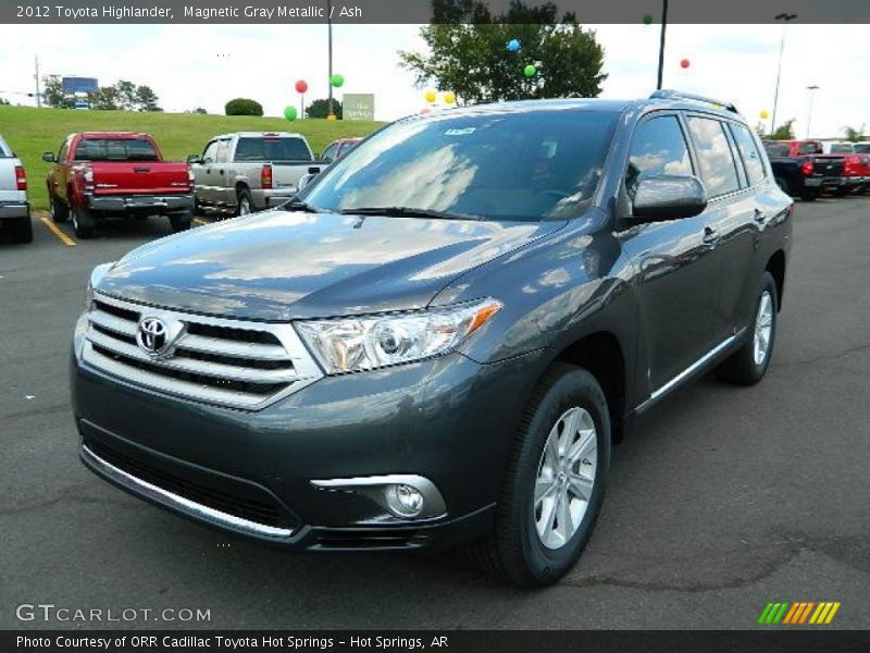 Magnetic Gray Metallic / Ash 2012 Toyota Highlander