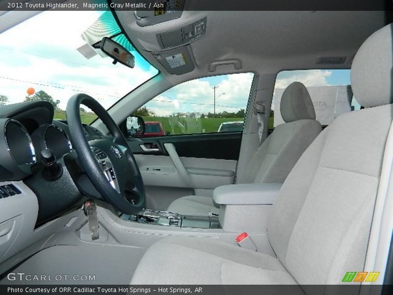 Magnetic Gray Metallic / Ash 2012 Toyota Highlander