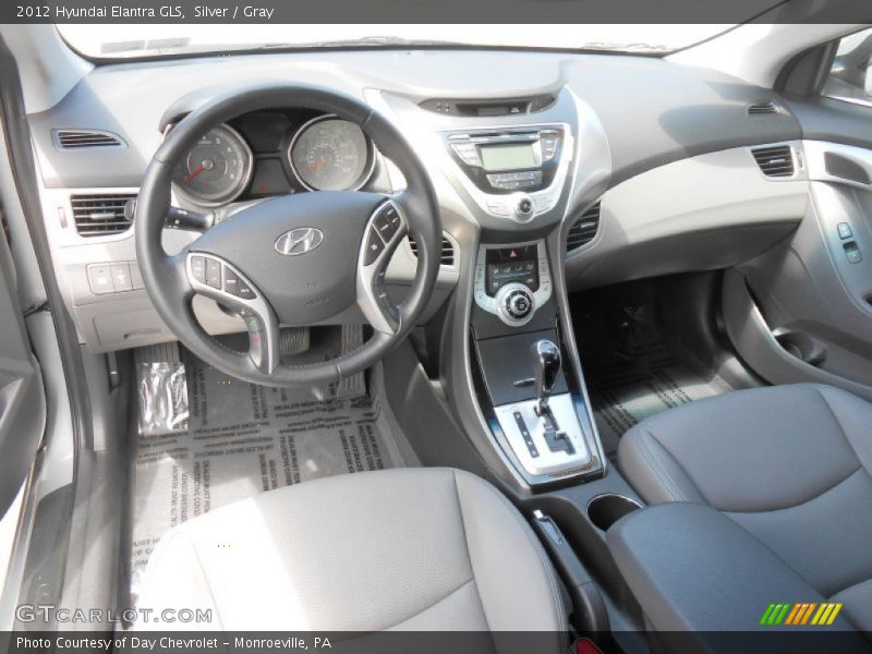 Silver / Gray 2012 Hyundai Elantra GLS