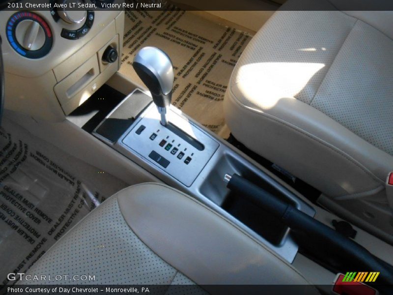 Victory Red / Neutral 2011 Chevrolet Aveo LT Sedan