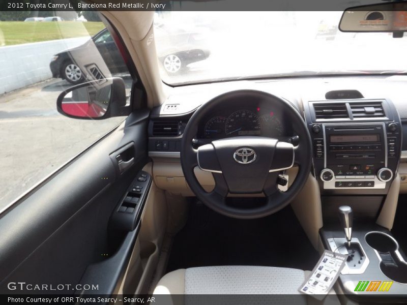 Barcelona Red Metallic / Ivory 2012 Toyota Camry L