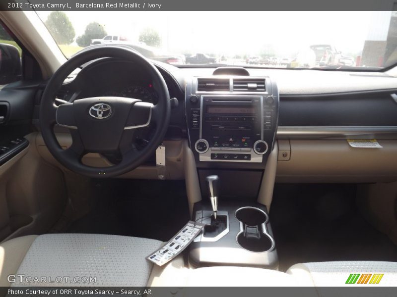 Barcelona Red Metallic / Ivory 2012 Toyota Camry L