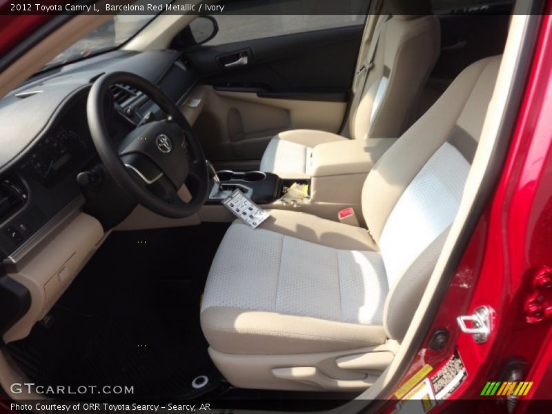 Barcelona Red Metallic / Ivory 2012 Toyota Camry L