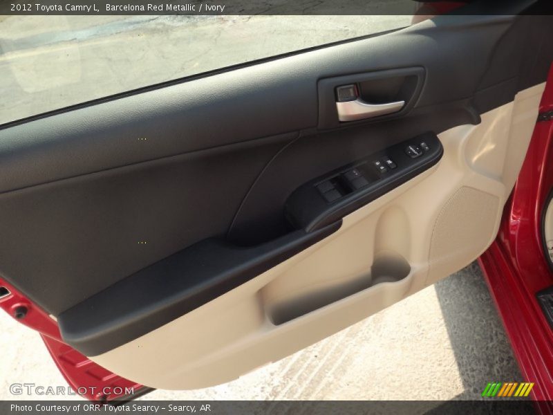 Barcelona Red Metallic / Ivory 2012 Toyota Camry L
