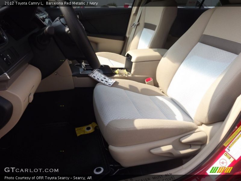Barcelona Red Metallic / Ivory 2012 Toyota Camry L