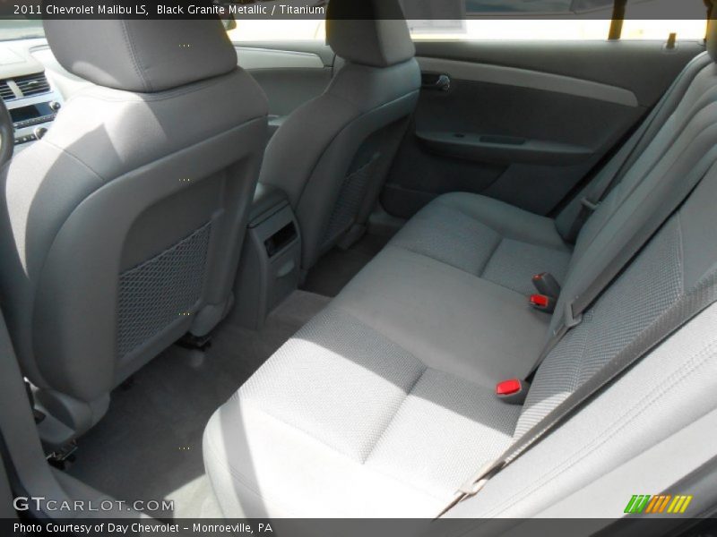 Black Granite Metallic / Titanium 2011 Chevrolet Malibu LS