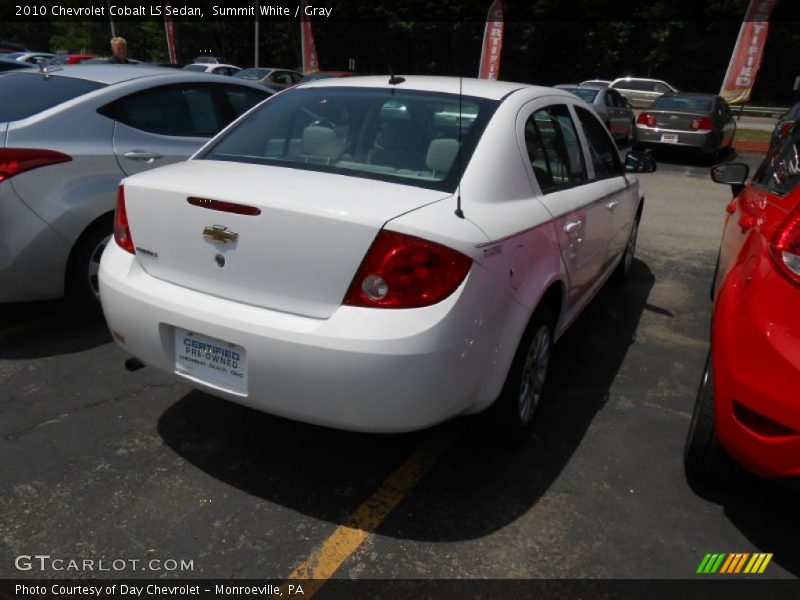 Summit White / Gray 2010 Chevrolet Cobalt LS Sedan