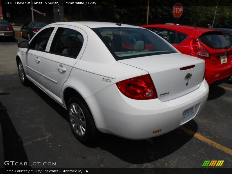 Summit White / Gray 2010 Chevrolet Cobalt LS Sedan