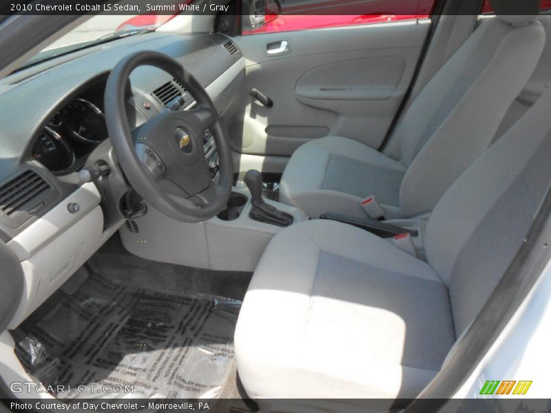 Summit White / Gray 2010 Chevrolet Cobalt LS Sedan