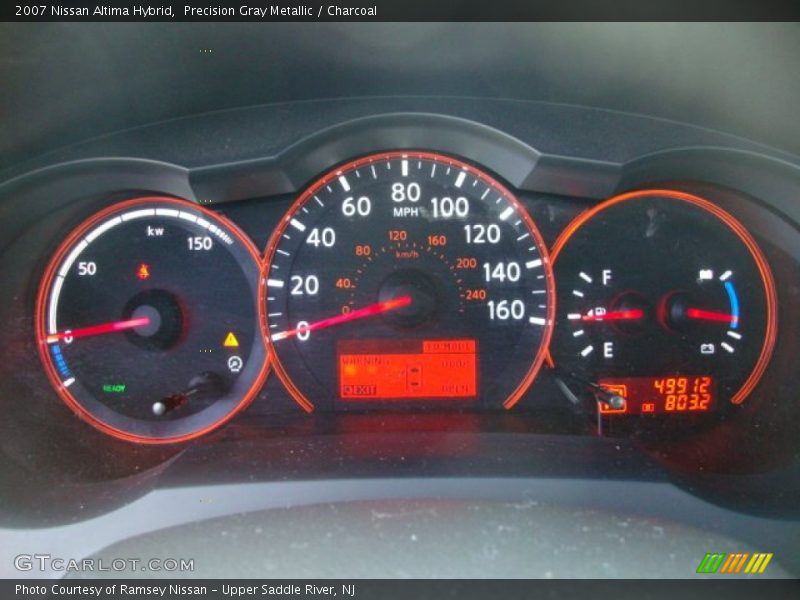 Precision Gray Metallic / Charcoal 2007 Nissan Altima Hybrid