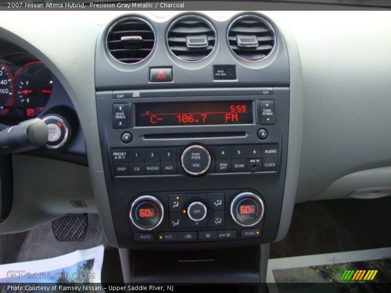 Precision Gray Metallic / Charcoal 2007 Nissan Altima Hybrid
