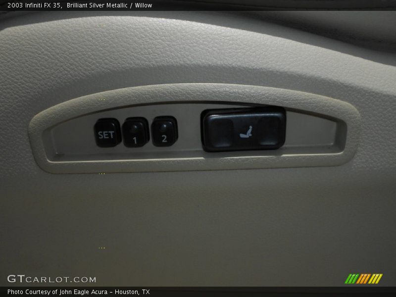 Brilliant Silver Metallic / Willow 2003 Infiniti FX 35