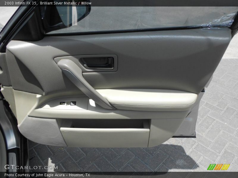 Brilliant Silver Metallic / Willow 2003 Infiniti FX 35
