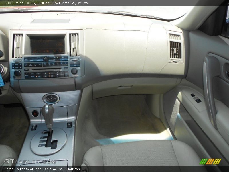 Brilliant Silver Metallic / Willow 2003 Infiniti FX 35