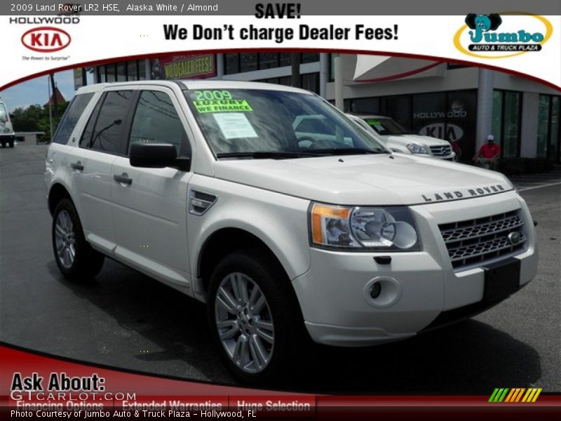 Alaska White / Almond 2009 Land Rover LR2 HSE