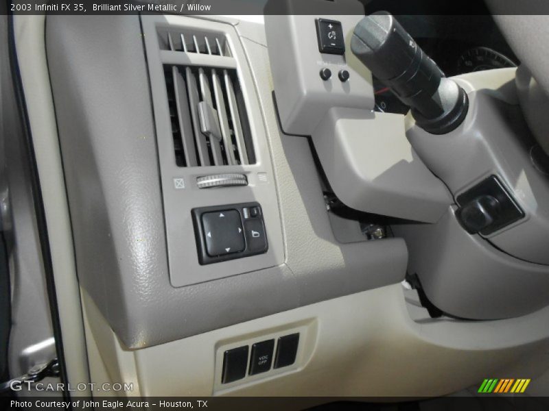 Brilliant Silver Metallic / Willow 2003 Infiniti FX 35