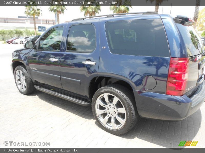 Dark Blue Metallic / Dark Titanium/Light Titanium 2007 Chevrolet Tahoe LS