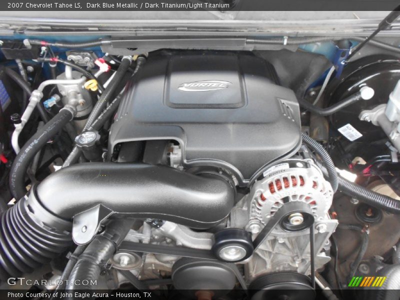 Dark Blue Metallic / Dark Titanium/Light Titanium 2007 Chevrolet Tahoe LS