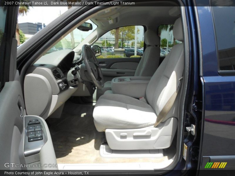 Dark Blue Metallic / Dark Titanium/Light Titanium 2007 Chevrolet Tahoe LS