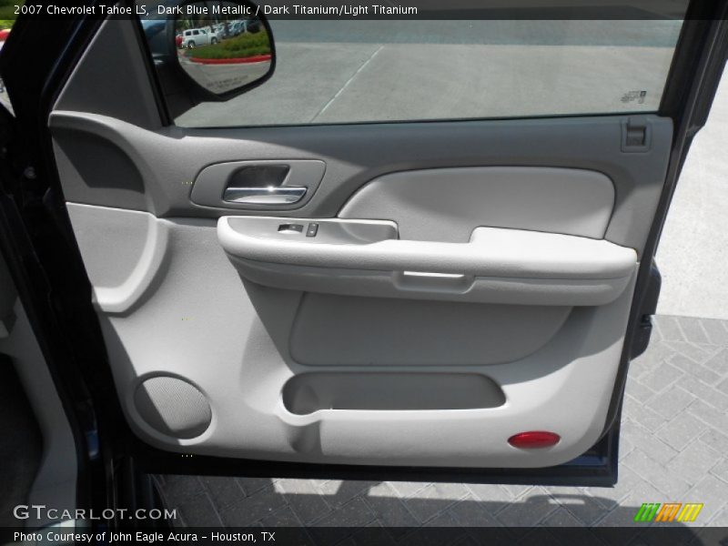 Dark Blue Metallic / Dark Titanium/Light Titanium 2007 Chevrolet Tahoe LS