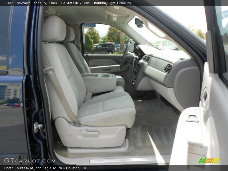 Dark Blue Metallic / Dark Titanium/Light Titanium 2007 Chevrolet Tahoe LS