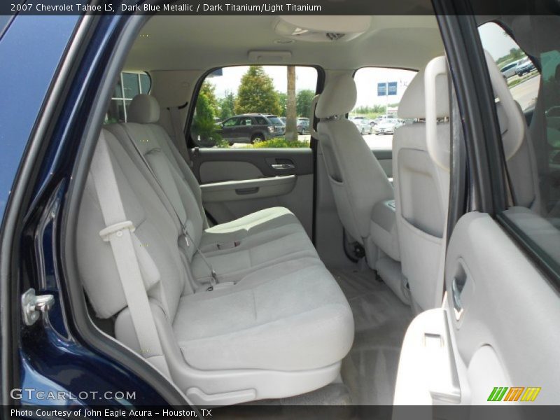 Dark Blue Metallic / Dark Titanium/Light Titanium 2007 Chevrolet Tahoe LS