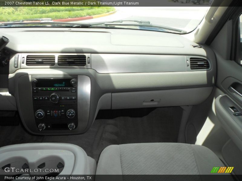 Dark Blue Metallic / Dark Titanium/Light Titanium 2007 Chevrolet Tahoe LS