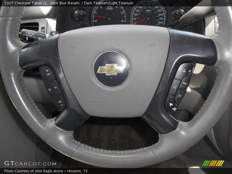 Dark Blue Metallic / Dark Titanium/Light Titanium 2007 Chevrolet Tahoe LS
